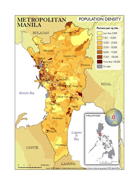 manilla population density|metro manila population 2023.